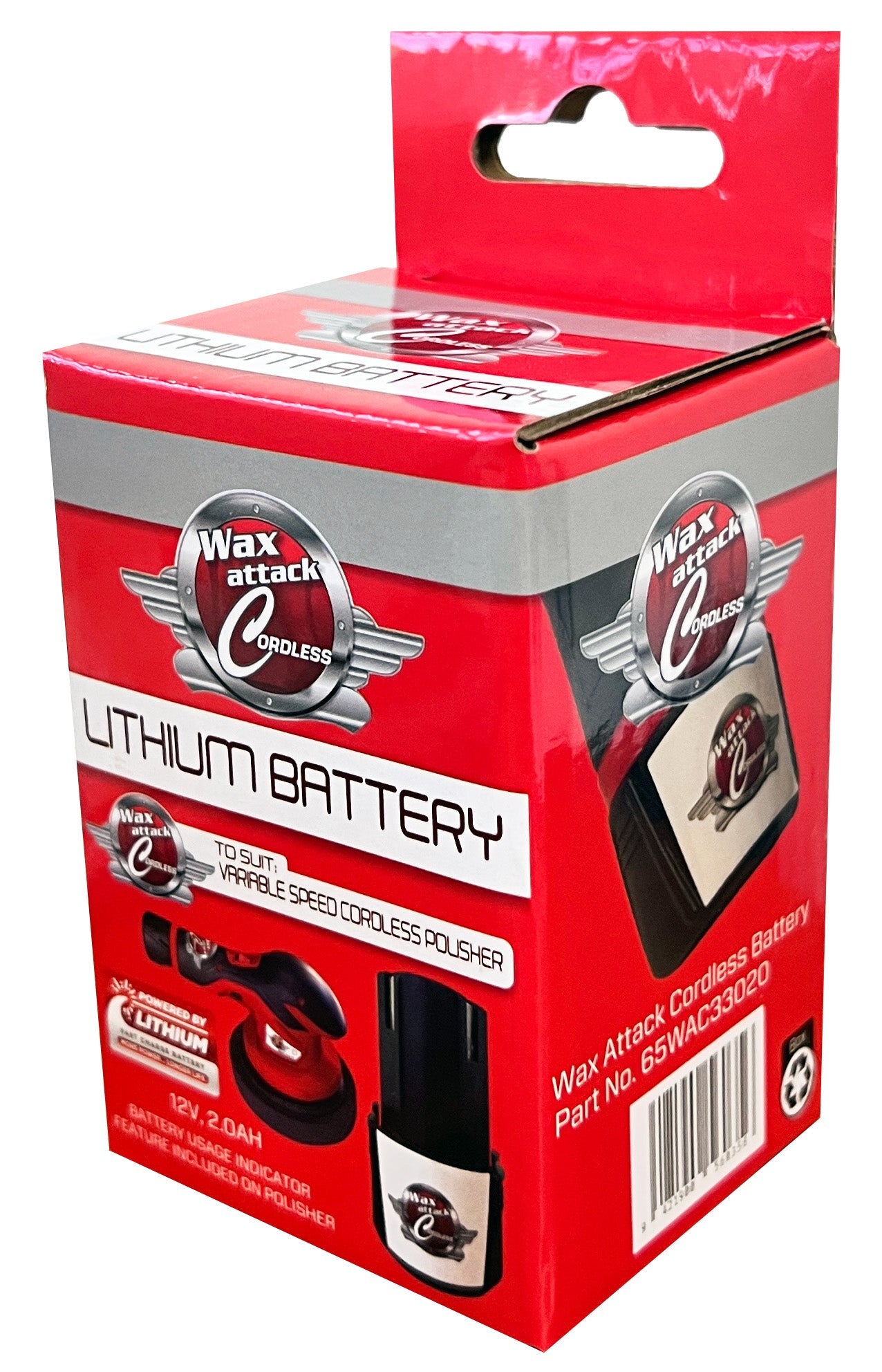 WAX ATTACK™ CORDLESS LITHIUM BATTERY