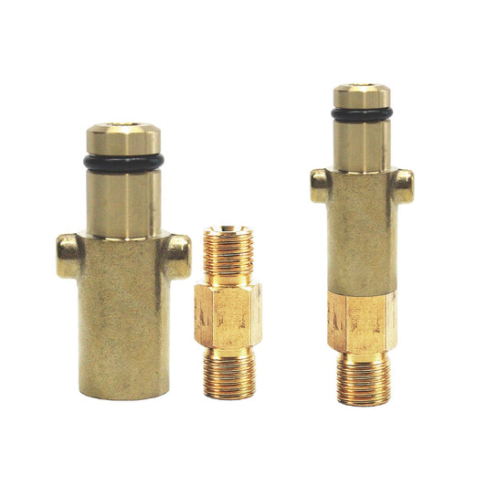 FOAM CANNON ADAPTER - GERNI BRASS WITH BRASS TUBE