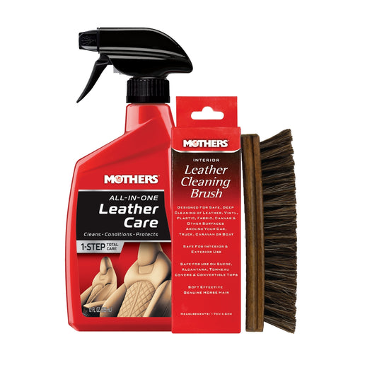 LEATHER CARE + LEATHER BRUSH BUNDLE