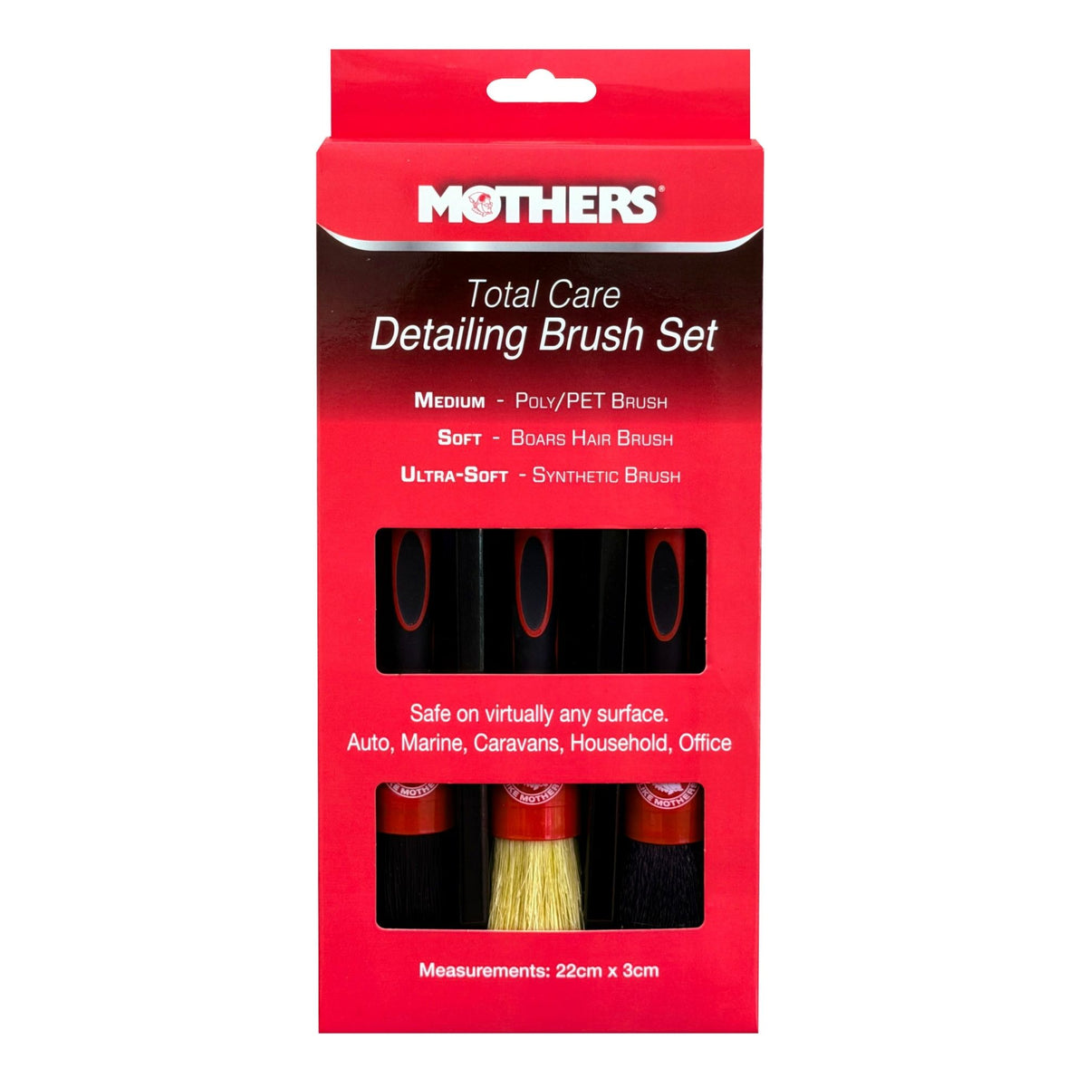 TOTAL CARE DETAILING BRUSH SET